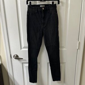 Black High-Waisted Women Jeans